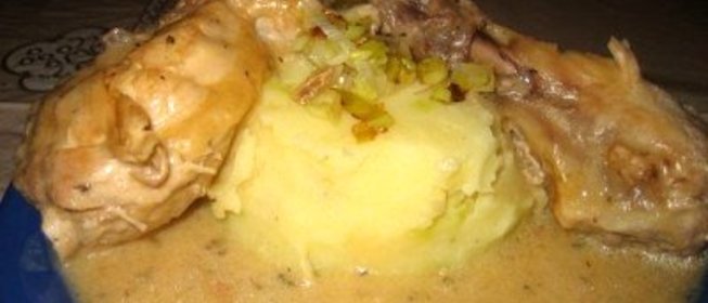 Подливка из курицы со сметаной