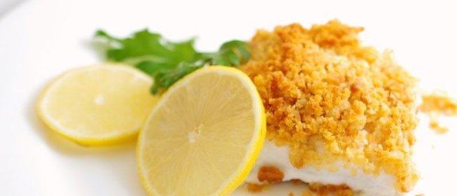 Филе трески под корочкой