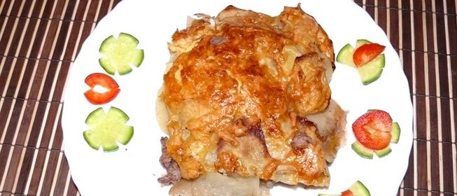 Жульен с фаршем