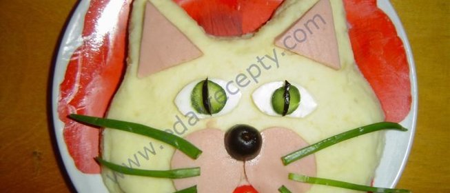 Картофельное пюре Кот