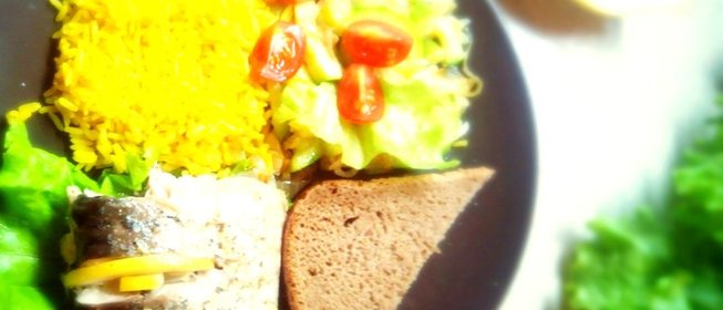 Запеченный белый амур в фольге