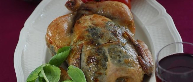 Цыпленок с редисочным маслом