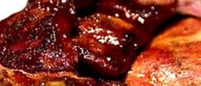 Ребрышки с вишней