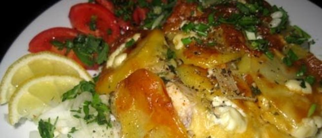 Запеченный сом