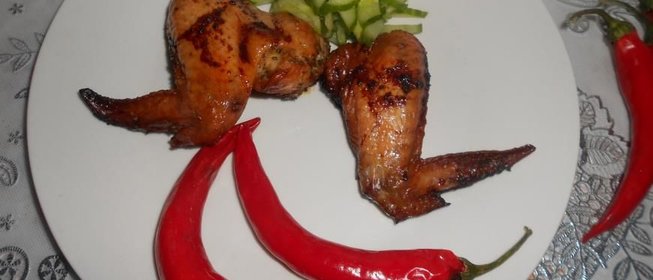 Острые куриные крылья