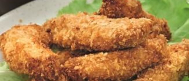 Хрустящие ломтики индейки с двумя дипами