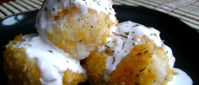 Рисовые шарики с сыром