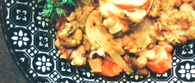 Маш с морковью и луком