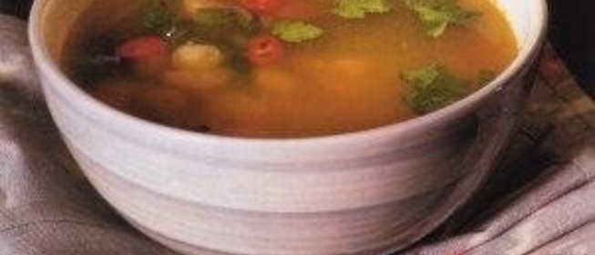 Тайский суп с морепродуктами