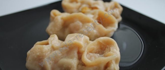 постные манты с картошкой