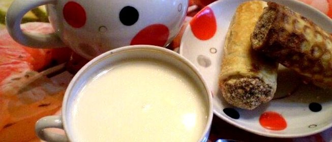 Чай зеленый с молоком