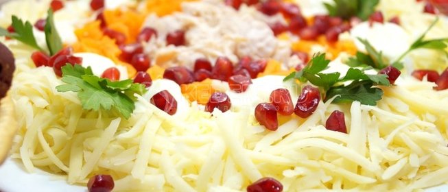 Салат с курицей «Алматинский»