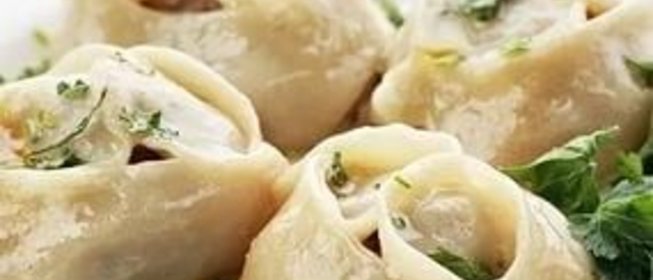 Манты в пароварке с картошкой и мясом