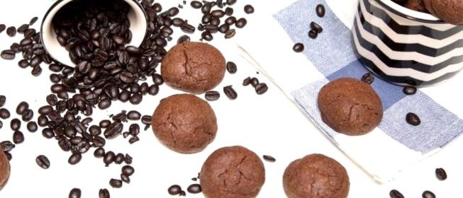 Шоколадно-кофейное печенье