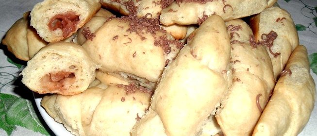 Постные рогалики с повидлом