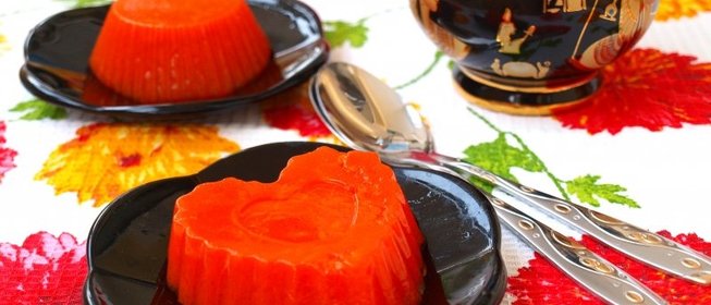 Морковное желе