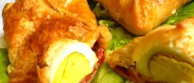 Яйца в тесте