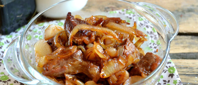 Свинина под соевым соусом