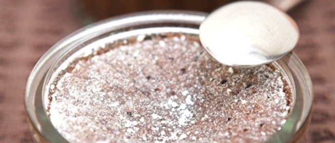 Кофейное суфле с соусом мокко