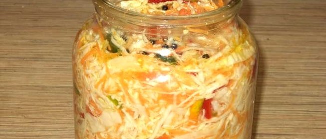Квашеная капуста с хреном