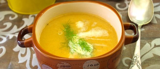 Рыбный суп-пюре со сливками