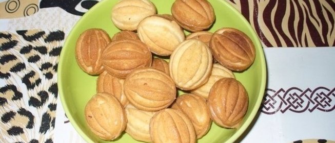 Печенье «Орешки» с кремом