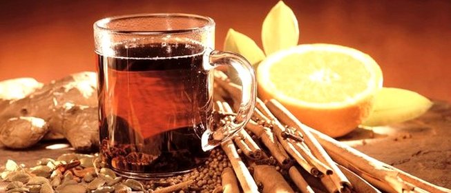 Имбирный чай с корицей