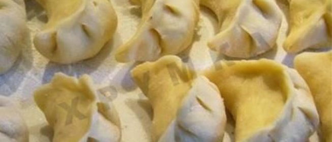 Заварные вареники с клубникой