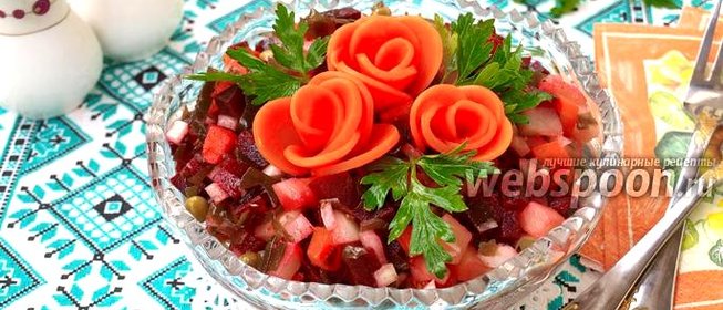 Винегрет с морской капустой