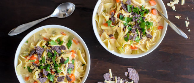 Куриный суп с лапшой