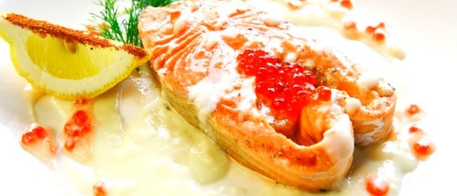 Сливочный соус к рыбе с икрой