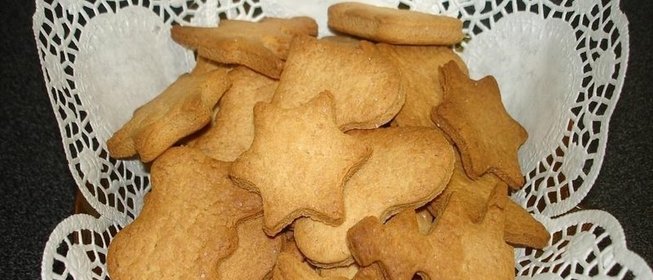 Песочное медовое печенье