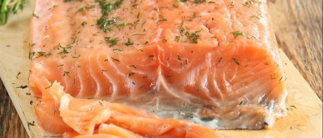 Гравлакс, скандинавская соленая семга