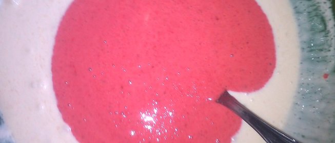 Ягодное желе с нежным коржом