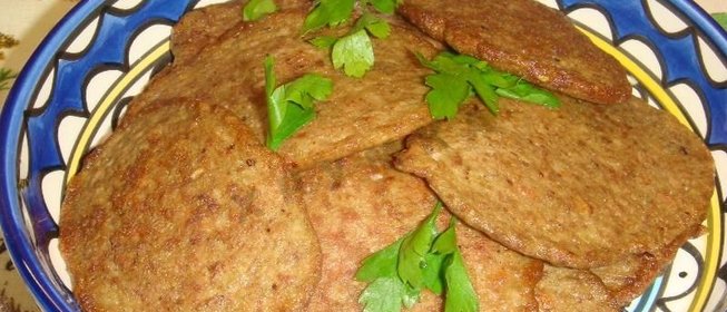 Оладьи из куриной печени