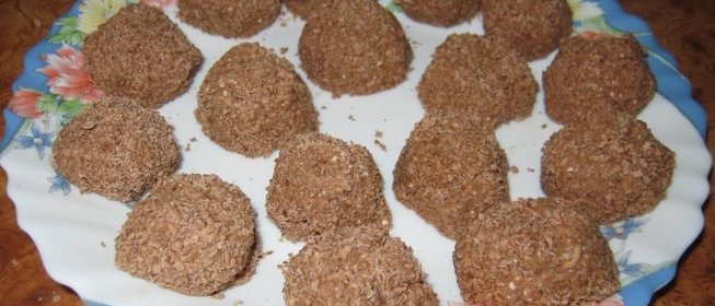 Конфеты из творога