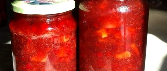 Варенье из яблок с брусникой