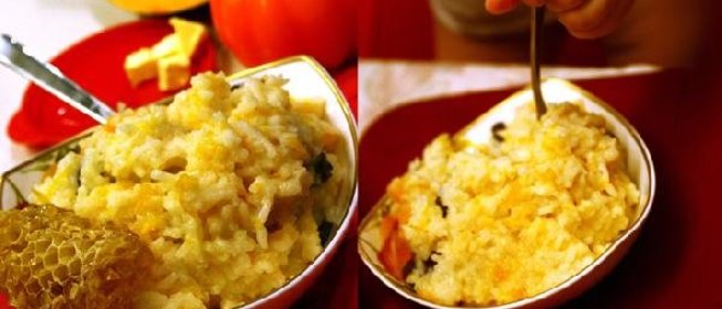 Рисовая каша с тыквой
