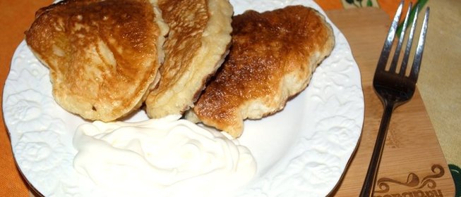 Оладьи из дрожжевого теста