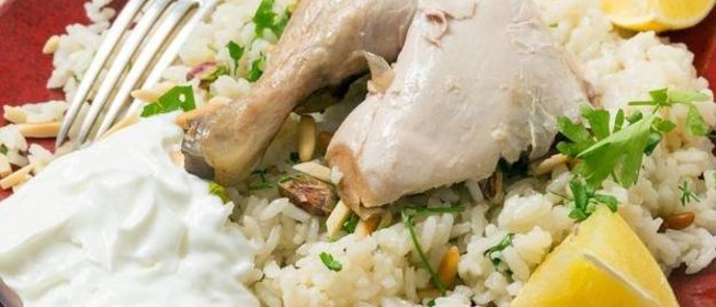 Греческий лимонный плов