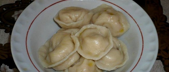 Пельмени с нутом