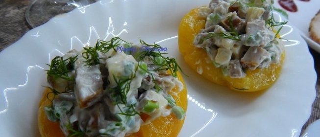 Фаршированные персики