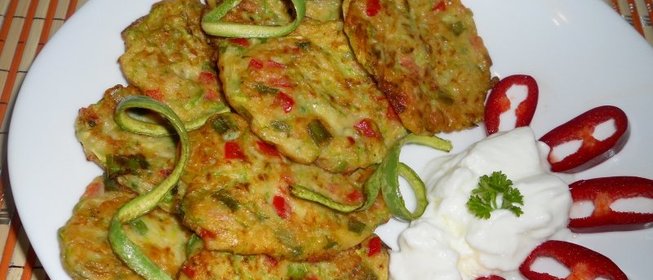 Оладьи из кабачков