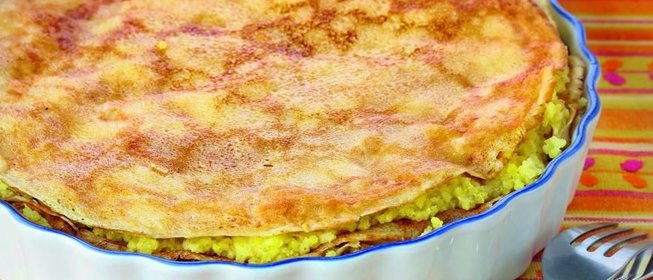 Блинная бабка с пшеном