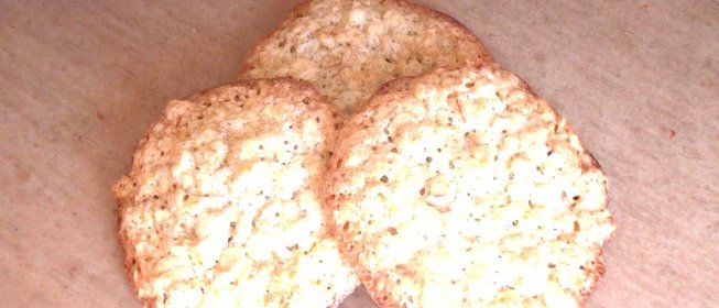 Овсяное печенье на растительном масле