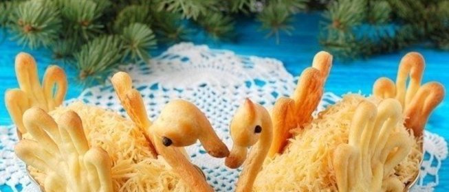 Салат с курицей и мандаринами