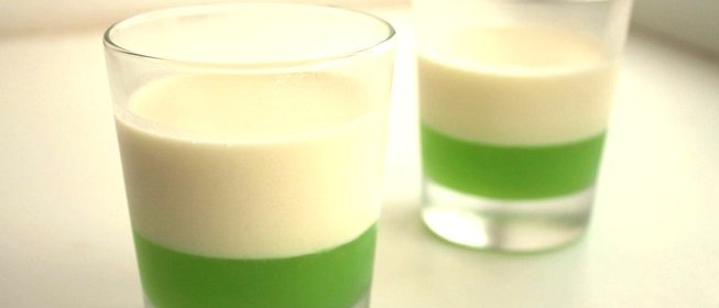 Панна котта с лаймовым желе