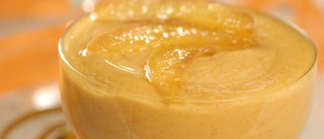 Желе из хурмы с нектаринами