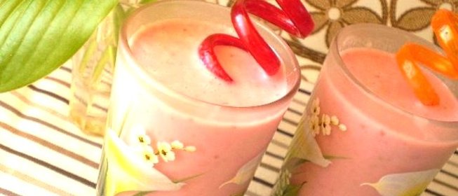 Смузи из клубники