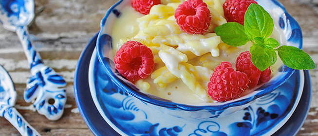 Молочный суп с вермишелью